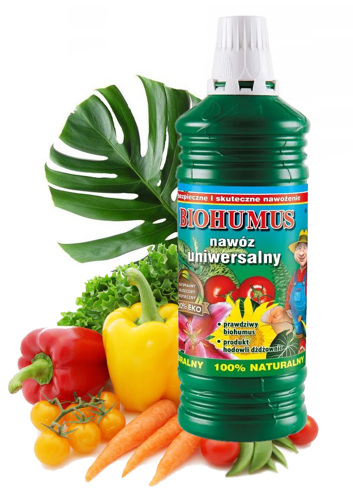 Biohumus Uniwersalny Nawóz Płyn 1l PRAWDZIWY BIOHUMUS