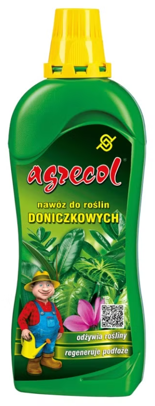Agrecol Nawóz organiczno-mineralny do roślin doniczkowych – całoroczne odżywianie liści i kwiatów
