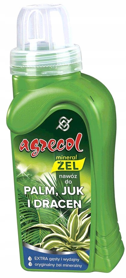 NAWÓZ DO PALM, JUK I DRACEN 0,25 L Mineral Żel AGRECOL